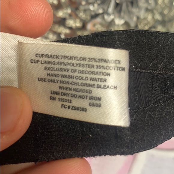 Lightly worn glitter bra - Picture 7 of 7